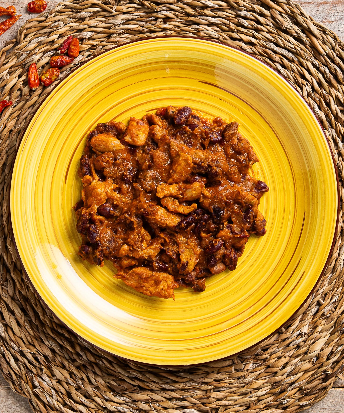 Chilli piccante con Carne e fagioli - pasto