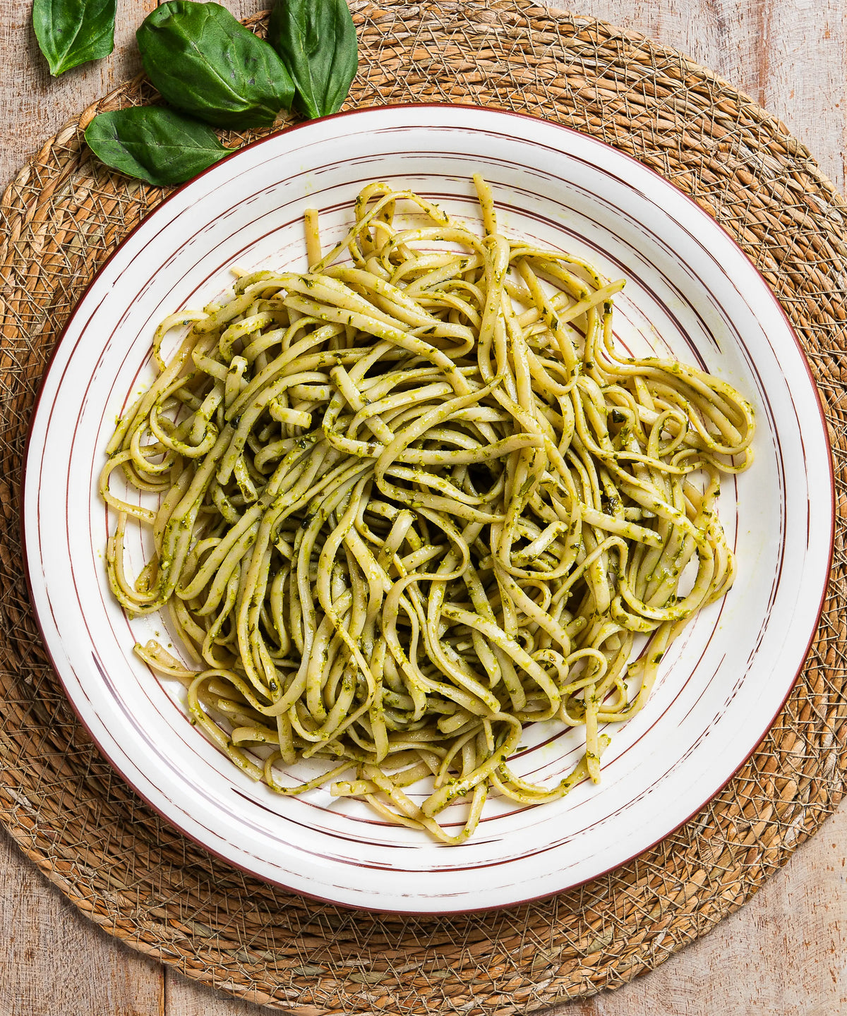 Linguine con il Pesto alla Genovese - pasto