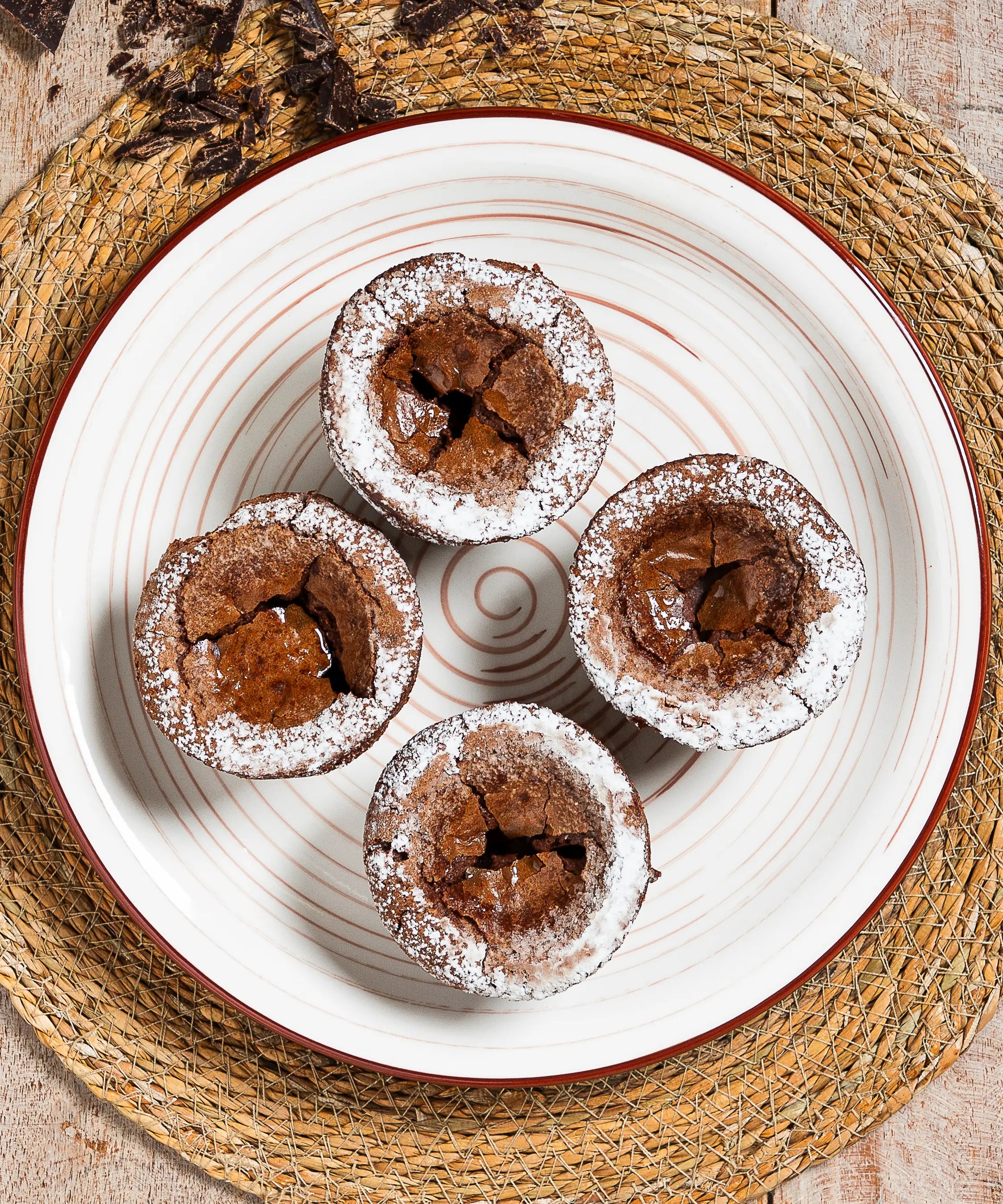 4 Tortini al Cuore Fondente