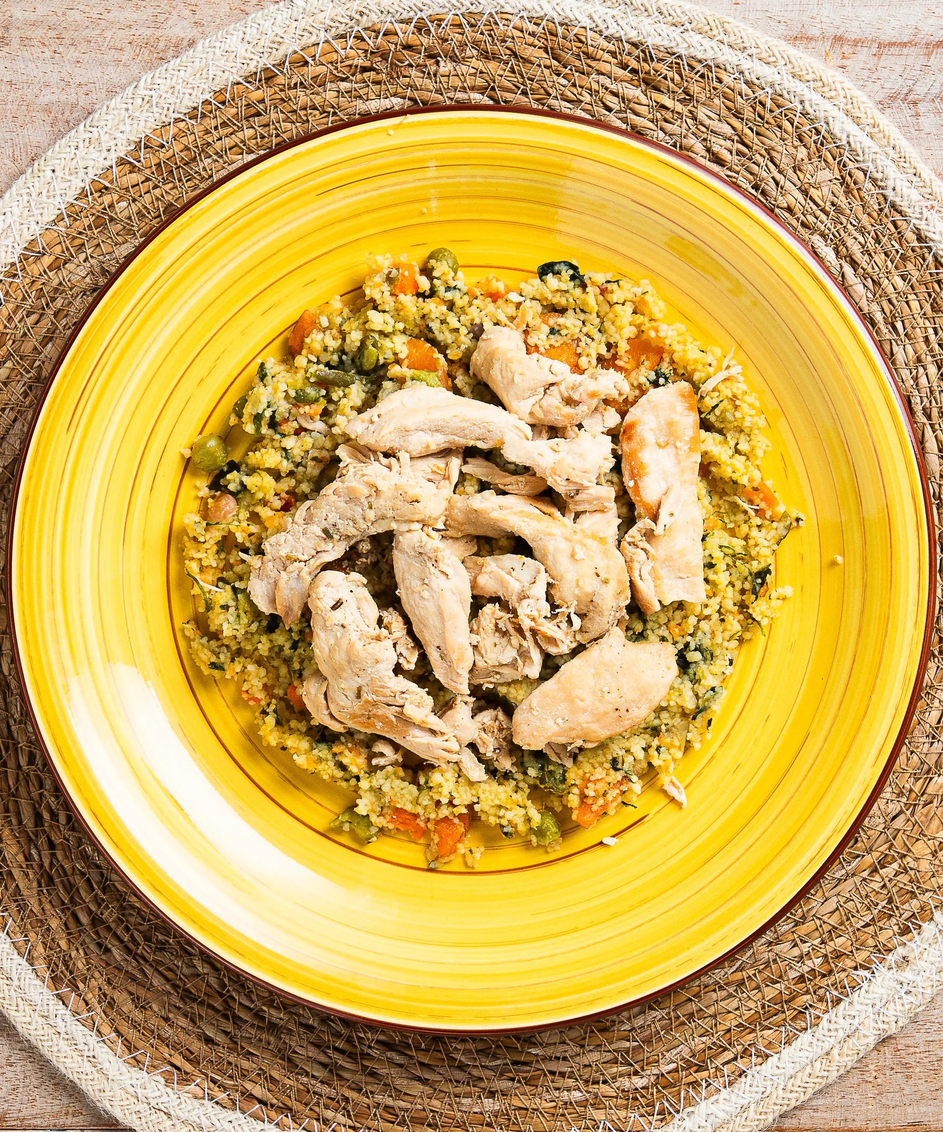 Cous Cous con Verdure e Pollo - pasto