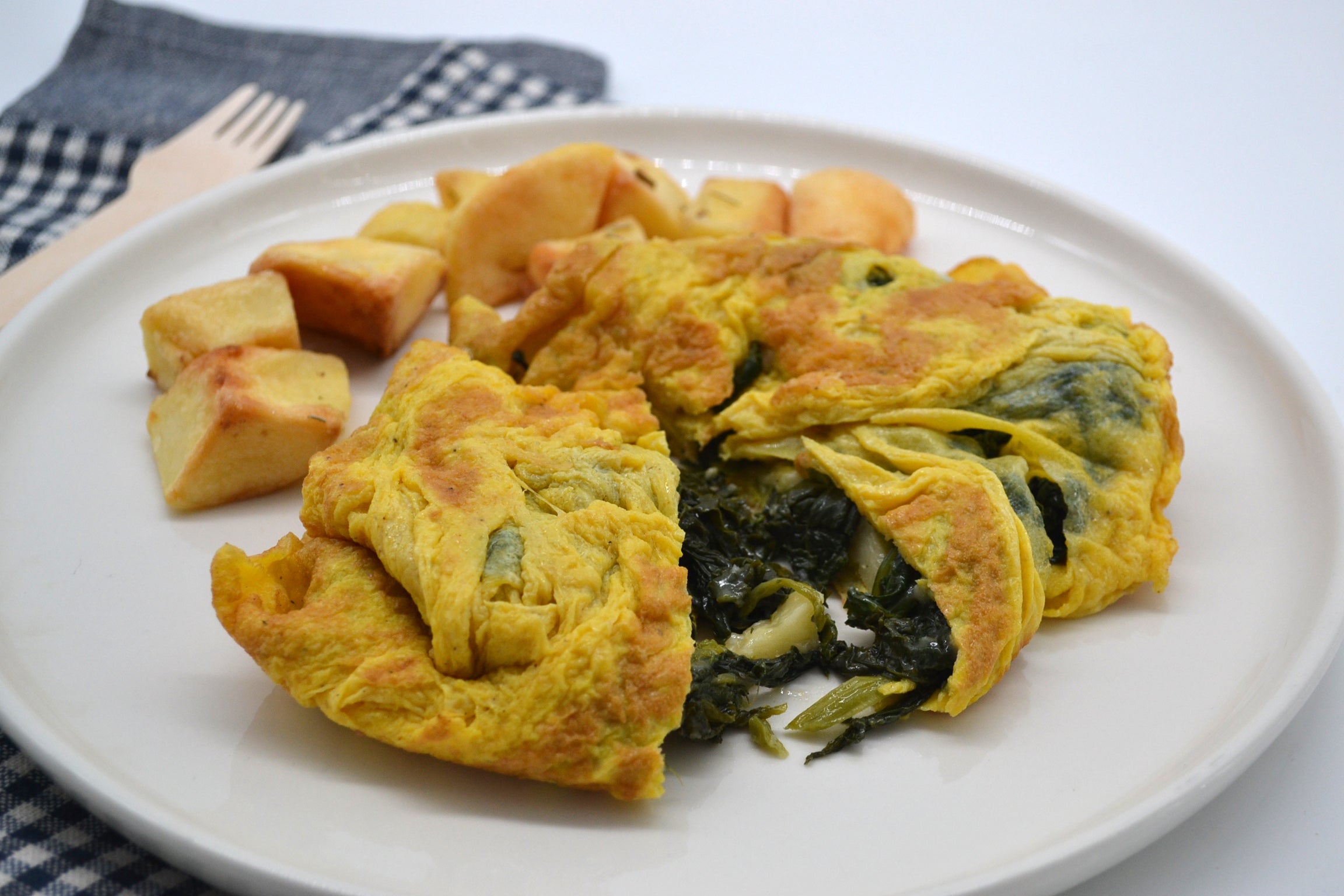 Omelette con friarielli e patate-2