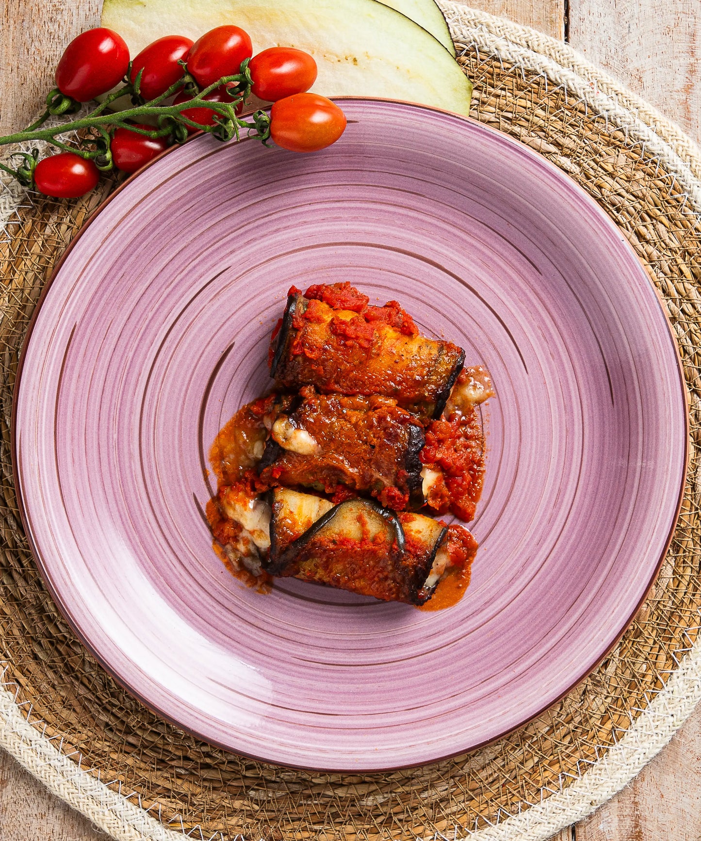 Involtini con Melanzane, Prosciutto Cotto e Formaggio