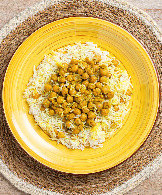 Riso Basmati con Ceci al Curry veg