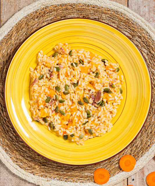 Risotto Zucca e Speck IGP