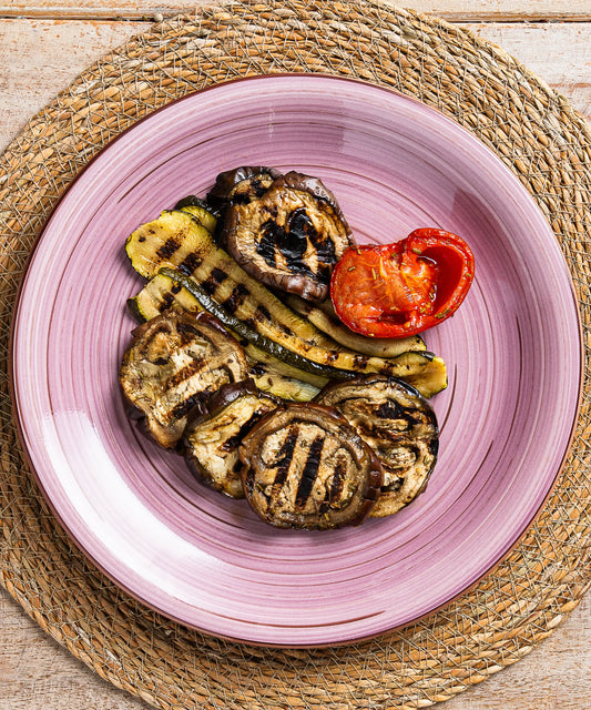 Tris di Verdure alla Griglia (Pomodori, Zucchine e Melanzane)