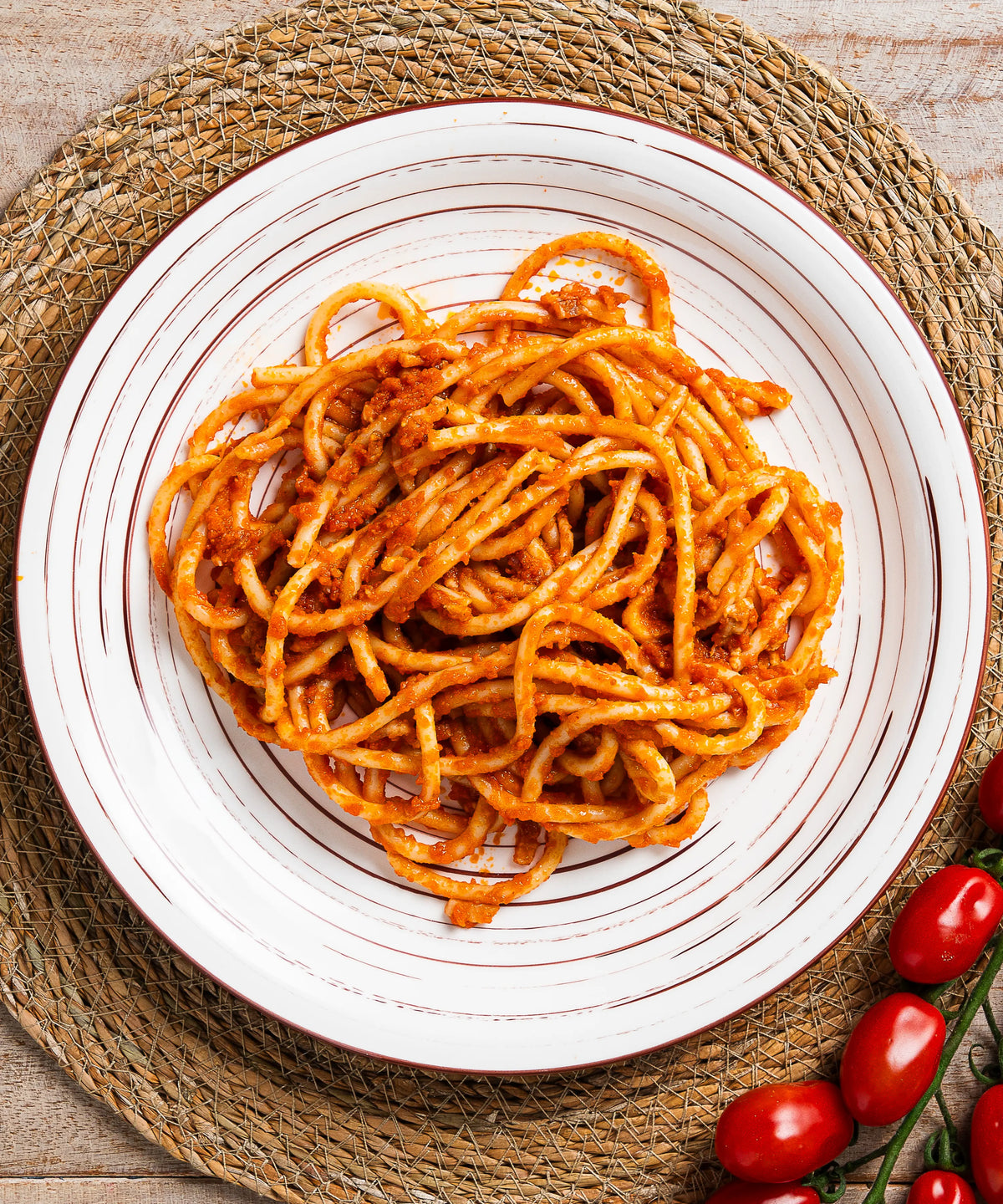 Bucatini Amatriciana - pasto
