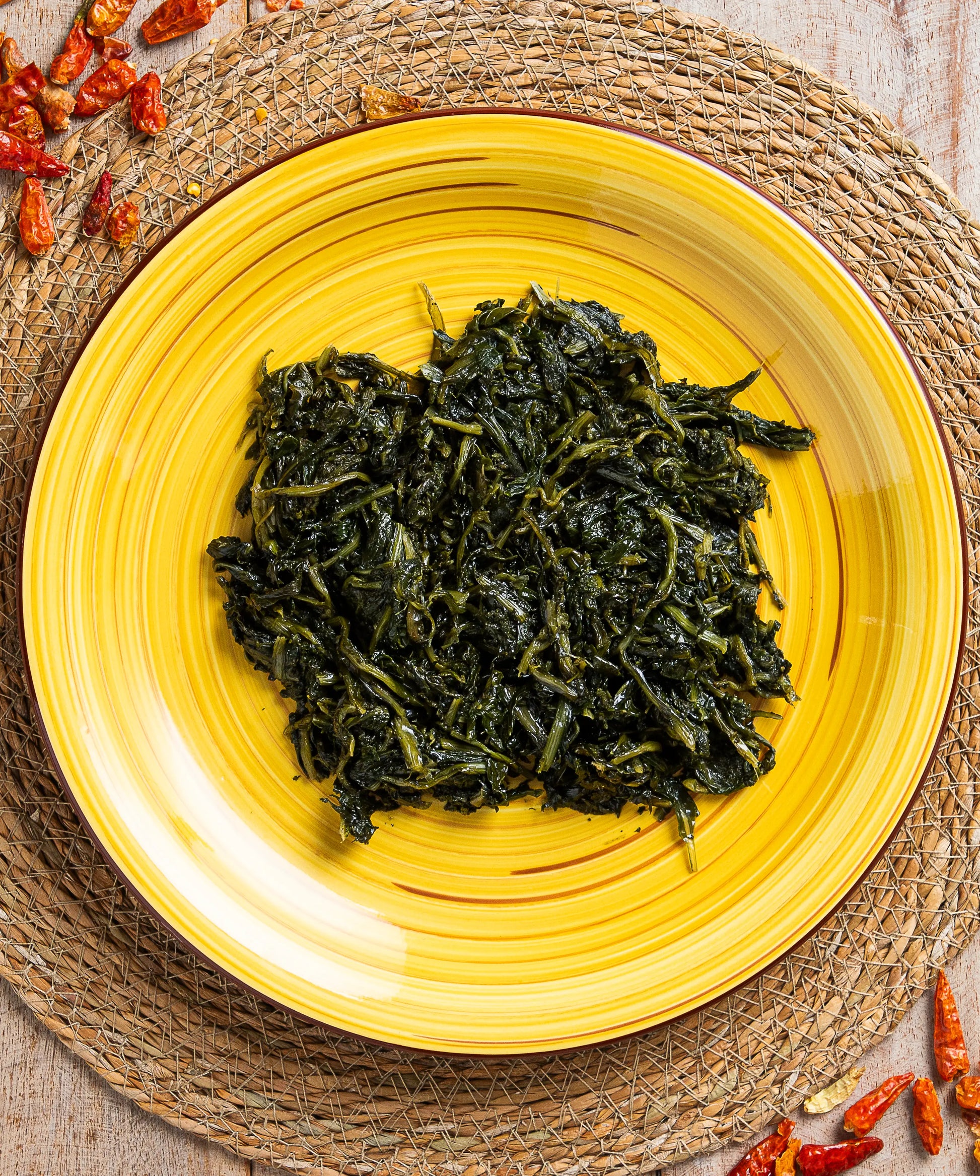 Cicoria Saltata al Peperoncino - pasto