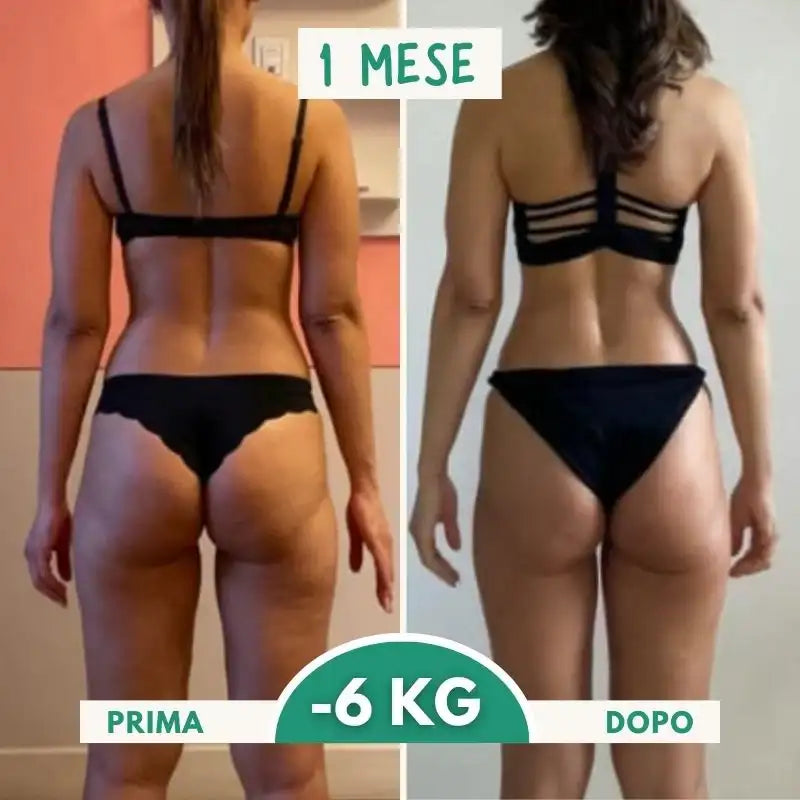 Completo bikini con pizzo nero rifinito, top con spalline e slip a vita alta.