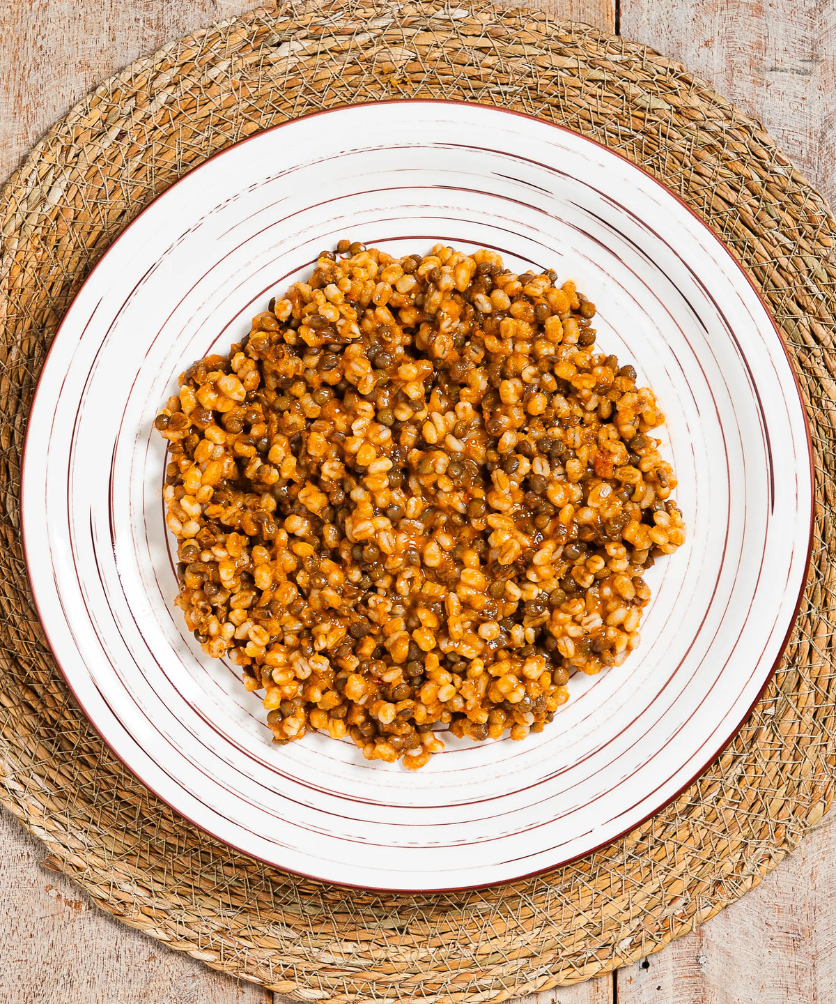 Orzotto alle lenticchie - pasto