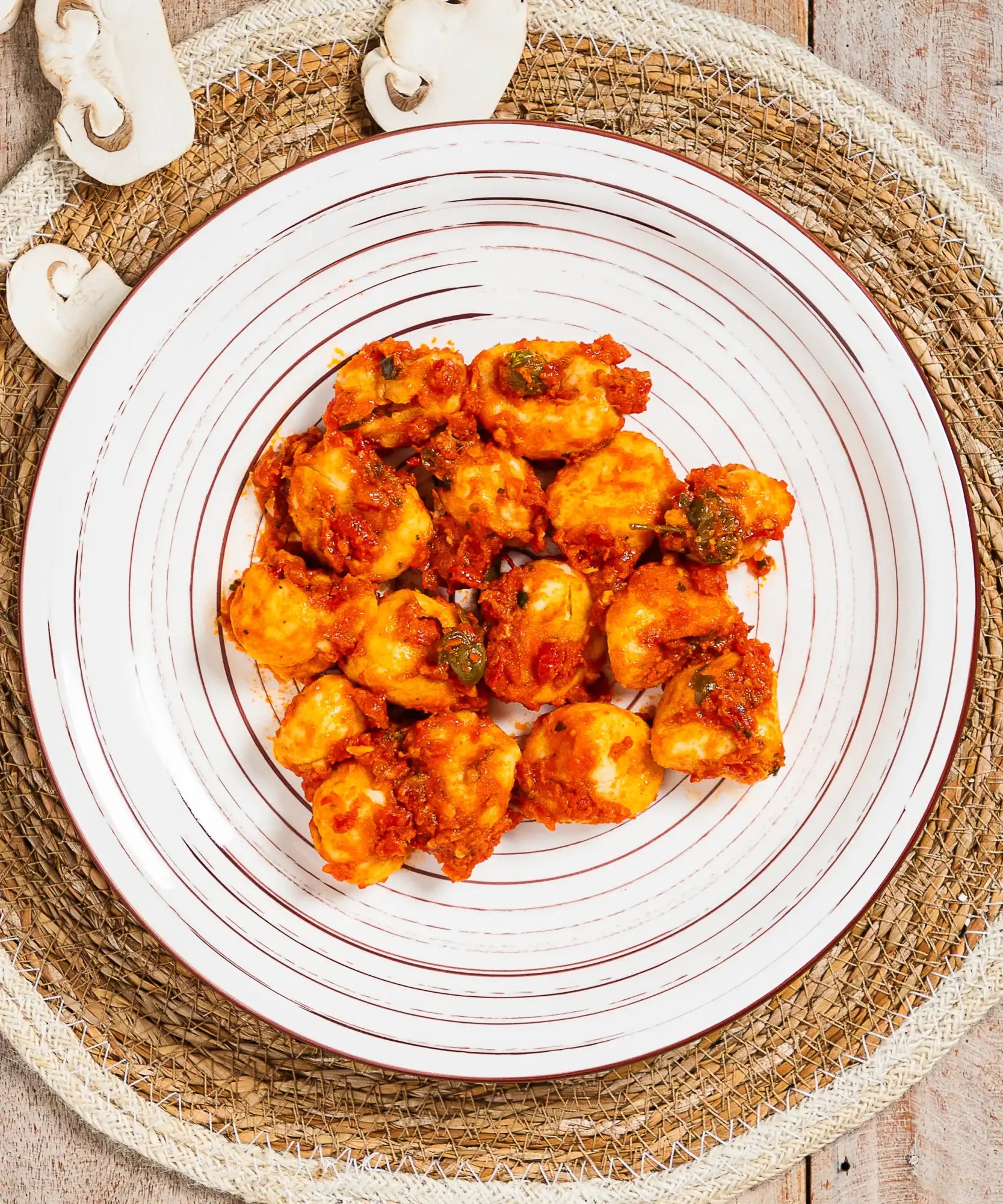 Gnocchi di Patate Ripieni ai Porcini - pasto