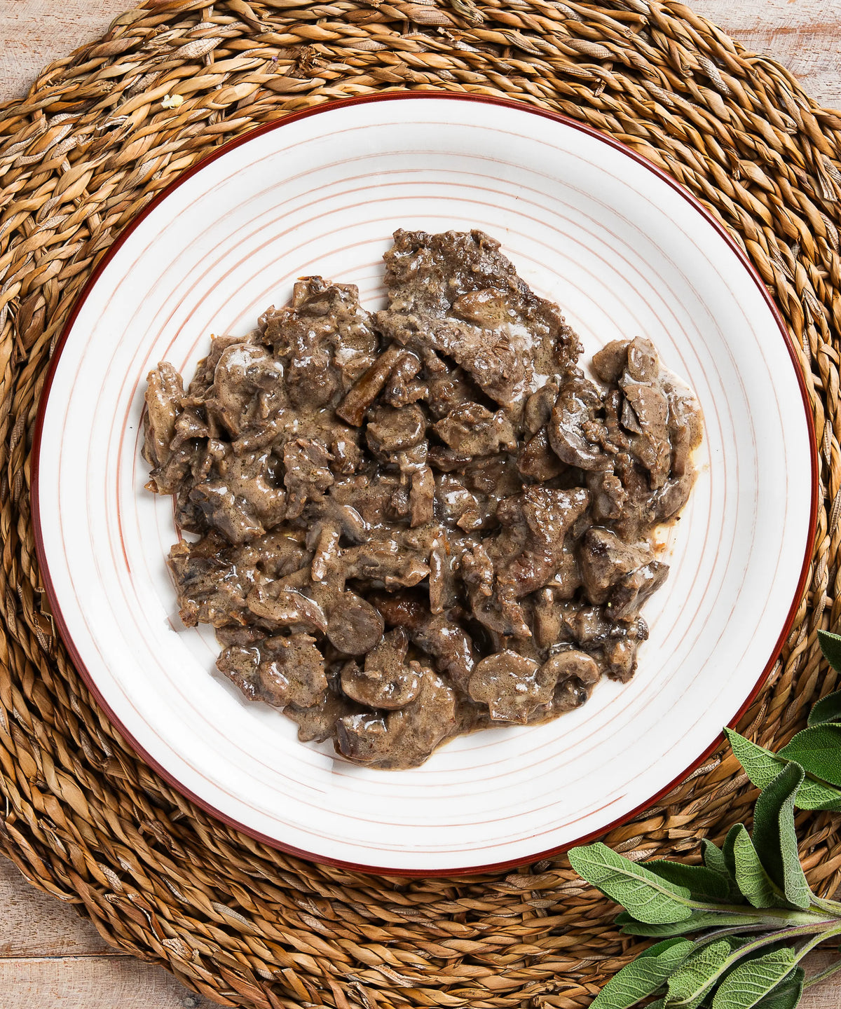 Scaloppina coi Funghi Porcini - pasto