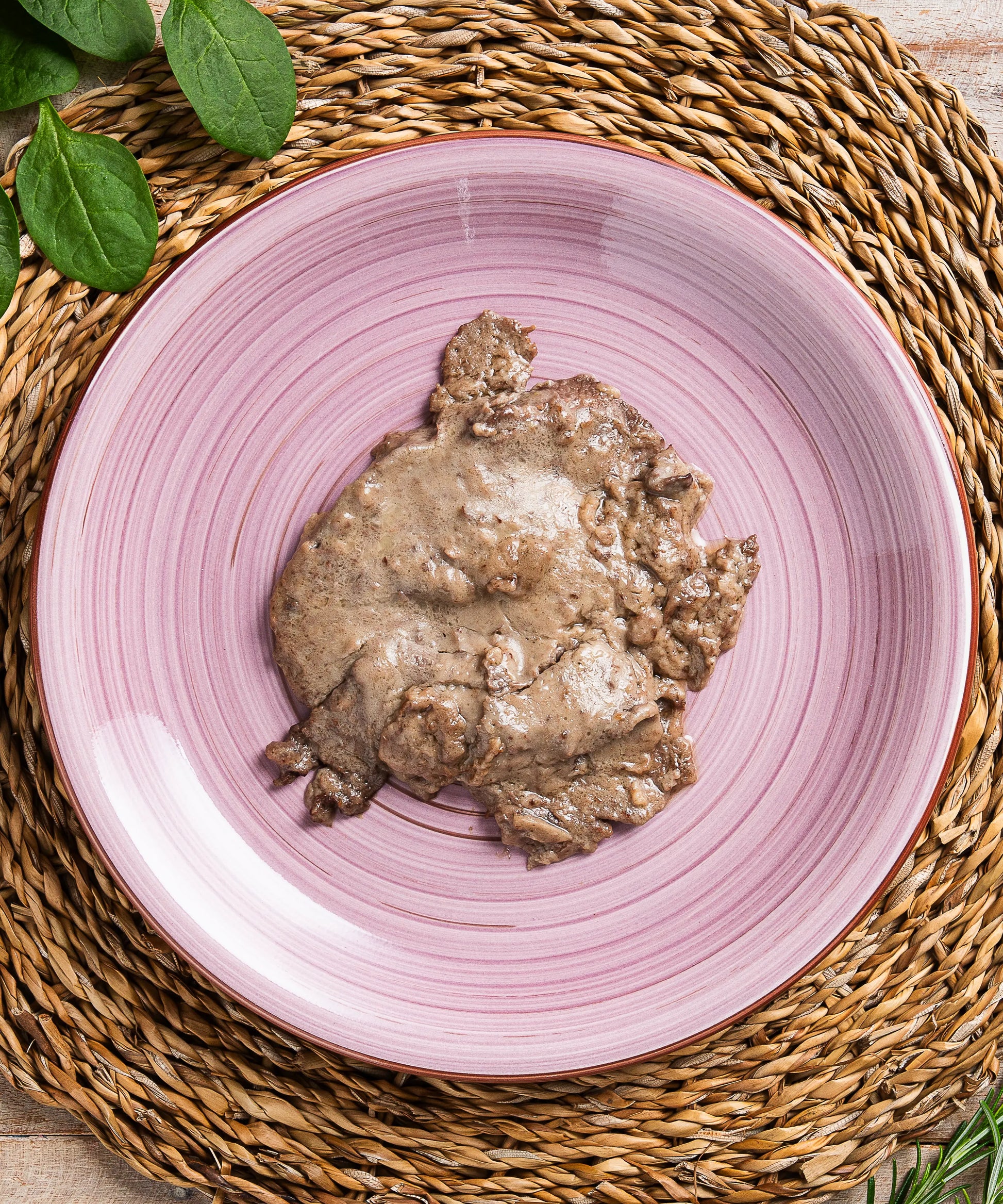 Scaloppina di bovino al Vino - pasto