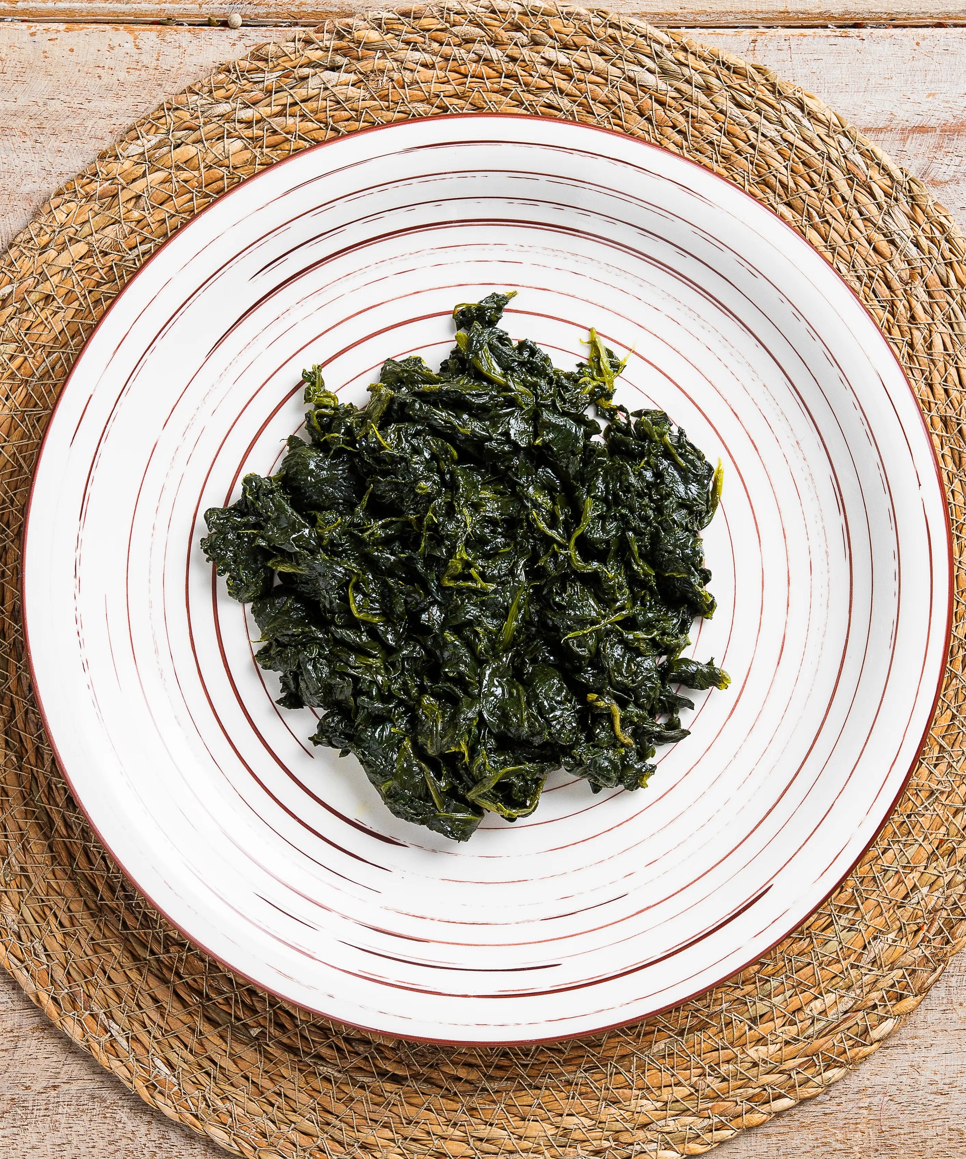 Spinaci lessati all’Agro - pasto