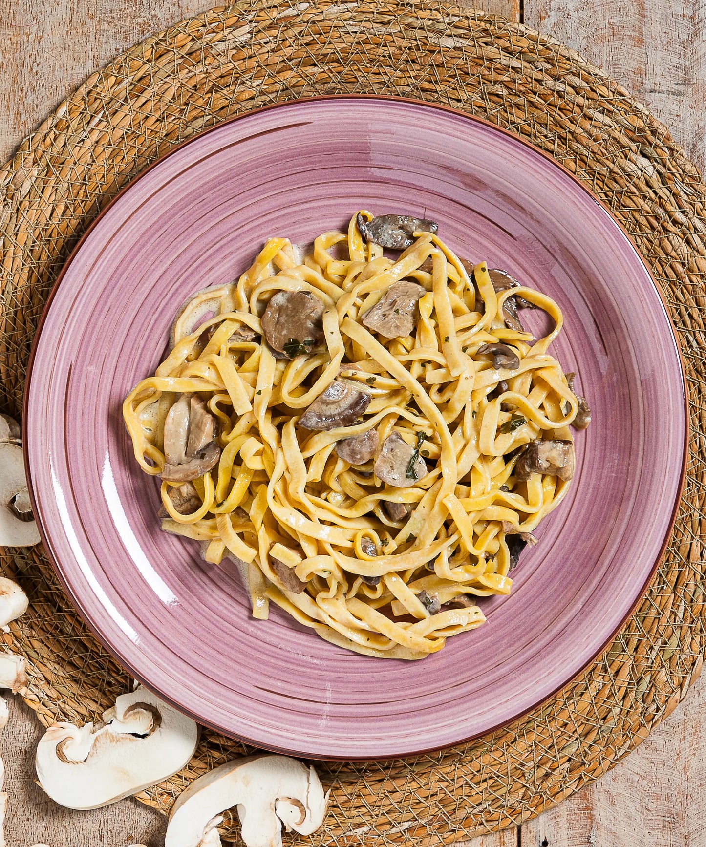 Tagliatelle coi Funghi Porcini - pasto